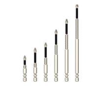 Kueohse Bit de Dureté Élevée Non Glissée avec Outil Magnétique PhillipsScrewDriver 25-150 mm