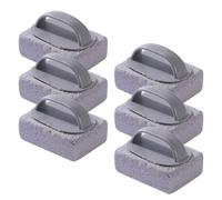 Kueohse Bloc de nettoyage de piscine 6 pièces avec pierre ponce flottante, pierre à récurer pour carrelage de piscine pour nettoyer les piscines