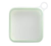 Kueohse Boîte à Lunch Portable en Silicone pour Sandwichs, Toasts, Aliments, avec Poignée, Boîte à Collation, Boîte de Travail pour Étudiants et Bureaux