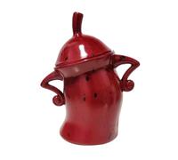 Kueohse Boîte avec Attitude, Boîtes de Rangement de Cuisine Hermétiques et Amusantes, Réservoir de Stockage de Nourriture Mignon avec Couvercle Hermétique, Facile à Utiliser Rouge