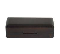 Kueohse Boîte de Rangement D'Embout de Saxophone en Bois, Tête de Saxophone Anti-Pression, Embout D'Instrument Portable, Boîte de Protection en Bois