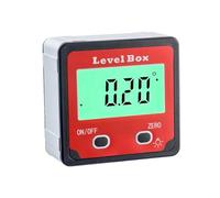 Kueohse Boîte D'Inclinomètre à Affichage Numérique, Niveau Numérique, Rapporteur Numérique, Inclinomètre à Biseau, Mesureur D'Angle à Affichage Numérique