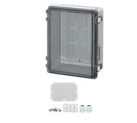 Kueohse Boîtier à Instrument Électronique ABS MATÉRIAU IP66 Boîte de Jonction de Couverture Transparente Imperméable Boîte de Distribution D'Alimentation Extérieure