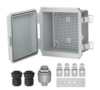 Kueohse Boîtier Électrique Extérieur IP67 Boîte de Distribution Extérieure Étanche Boîte D'Alimentation Extérieure à Charnière Boîte de Jonction Extérieure Étanche