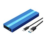 Kueohse Boîtier en Métal M.2 SSD USB 3.2 Type-C avec Dissipation de Chaleur Prend en Charge Le Protocole Double/NVMe Boîtier de Disque Dur E