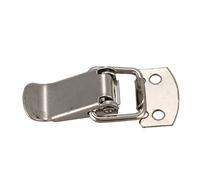 Kueohse Boucle de verrouillage en métal argenté de 1,6"