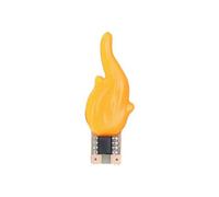 Kueohse Bougie à LED avec Flamme Clignotante Lumière 1800K Blanc Chaud pour Anniversaire et Camping. Accessoire de Lumière Décorative LED. 1 Pièce