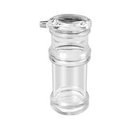 Kueohse Bouteille d' d'olive en acrylique transparent pour sauce soja, vinaigre, d'olive, récipient mélangeur pour barbecue, 100 ml