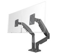 Kueohse Bras de Moniteur à Ressort F160 pour Écran Double de 17 à 27 Pouces, Support de à Bras pour Support D'Affichage à Mouvement, Charge 2-9 Kgs.
