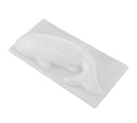 Kueohse Bricolage 3D Poisson Carpe Moule en Plastique GeléE à la Main Moule Mousse Gâteau Pouding Chocolat Moule Outil de Cuisson