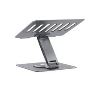 Kueohse Bureau 9-en-1 pour Support D'Ordinateur Portable avec Station d'accueil, Rotation à 360°, Prise en Charge 4K60Hz, 3 Ports USB3.0, Capacité de Charge PD de 100W pour Une Utilisation de Bureau.