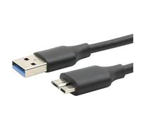 Kueohse Câble Adaptateur de Données USB 3.0 de Type A Mâle vers Micro-B pour Disque Dur Externe