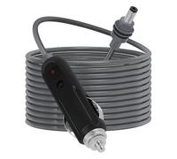 Kueohse Câble d'alimentation Mini DC Allume-Cigare Adaptateur 12V-24V Chargeur de Voiture 10ft Câble Allume-Cigare Mâle vers DC