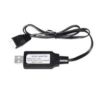 Kueohse Câble de Charge USB avec Une Cliché de Lumière LED sur L'Interface pour Le Chargeur de Batterie au Lithium 11.1V