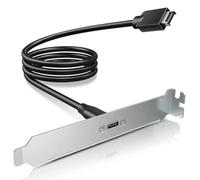 Kueohse Câble D'Extension de Carte Mère Type-E vers Type-C 20G USB-C vers USB3.2 Type-E Key-A Connecteur 20 Broches PCIe Bracket