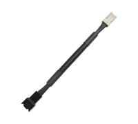 Kueohse Câble D'Extension de Résistance de Réduction de Bruit de Vitesse de Ventilateur de PC à 3 Broches Connecteur à 3 Broches pour Ventilateur de Processeur D'Ordinateur