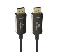 Kueohse Câble en Fibre Optique DP 1.4 pour Affichage 8K Cable Displayport 4K@144Hz Câble Optique DP Flexible