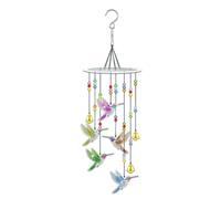Kueohse Carillons Éoliens de Peinture D'Oiseau Bricolage, Kits d'art de Diamant pour Adultes, Moulin à Vent pour la Décoration de Jardin, Installation Facile et Facile à Utiliser