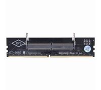 Kueohse Carte Adaptateur DDR5 pour Ordinateur Portable vers Ordinateur de Bureau, Carte Adaptateur U-DIMM 1,1 V avec Protection Contre Les Surintensités, A