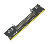 Kueohse Carte D'Adaptateur de Bureau DDR5 UDIMM Module de Mémoire pour Ordinateur Portable DDR5 So DDR vers Convertisseur de Testeur de Mémoire UDIMM DDR5