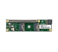 Kueohse Carte de Conversion PCle 4.0 SFF-8654 - Convertisseur de PCIe 4.0 à SFF-8654 - Carte Adaptatrice SFF-8654 vers PCIe 4.0 X16