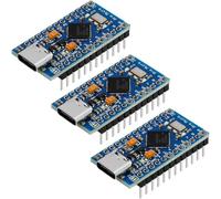 Kueohse Carte de Développement Atmega32U4 5V 16MHz USB Pack de 3 Modules de Contrôleur Pro Micro Microcontrôleur pour AR Duino IDE