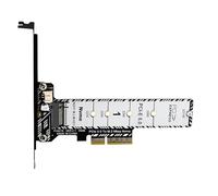 Kueohse Carte D'Extension Adaptateur PCIe 5.0 M.2 NVMe SSD vers PCIe X4 avec Support Pleine Hauteur pour SSDs 2230 2242 2260 2280 22110 PH4215L