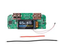 Kueohse Carte Mère de Batterie Externe à Charge 22,5 W avec Écran Couleur TFT pour Module de Batterie Lithium Ternaire, Écran Couleur TFT 0,96 Pouce, Module de Charge 22,5 W