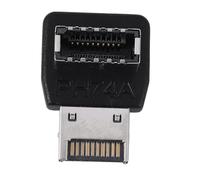 Kueohse Carte mère d'ordinateur type E USB 3.1 Type-E Interface 90° Direction type C Adaptateur installé (PH74A)