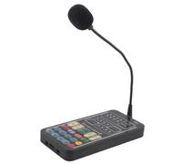 Kueohse Carte Son I9 avec Changeur de Voix, Module D'Effets Sonores Multifonctionnel Compatible avec Les Smartphones pour Le Streaming en Direct de Jeux, Audio Portable.