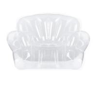 Kueohse Chaise Gonflable en PVC, Transparente, Tabouret de Canapé pour Le Camping en Plein Air