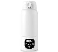 Kueohse Chauffe-Biberon Portable pour Voyage 17 Oz Conteneur de Lait pour à Emporter 11000mAh Longue Durée de Batterie Chauffage