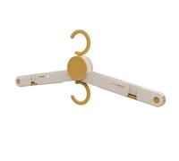 Kueohse Cintre Pliable Portable avec Pinces, Séchoir Multifonctionnel pour Vêtements et Chaussures, Accessoire de Voyage Robuste C