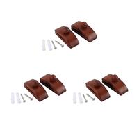 Kueohse Cintres à Tapisserie, Cintres pour Courtepointes pour Tentures Murales, Pinces pour Cintres de Couverture, Présentoir pour Tapis, Pinces Murales en Bois, Lot de 6