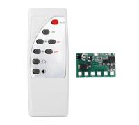 Kueohse Circuit Imprimé pour Éclairage Solaire, Luminosité Réglable, Circuit Imprimé Solaire, Panneau de Contrôle avec Télécommande 3,2 V, 3,7 V, 12,8 V