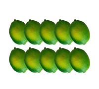 Kueohse Citrons artificiels verts parfaits pour la décoration de , parfaits comme accessoires pour la photographie.