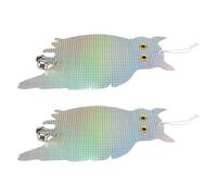 Kueohse Ck Lot de 2 répulsifs anti-oiseaux pour éloigner les oiseaux efficacement loin des oiseaux