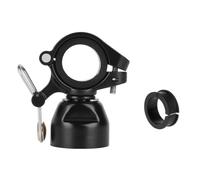 Kueohse Cloche de Vélo en Alliage de Cuivre Ultraléger avec Un Son Fort, Accessoires de Sonnette D'Avertissement pour Vélo de Route, Noire.