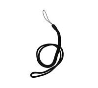 Kueohse Collier en nylon tressé pour appareil photo de téléphone portable - Noir