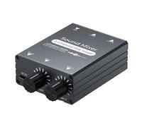 Kueohse Commutateur Audio 3,5 mm 2 Entrées/1 Sortie, Mixeur Audio pour Jeux, Voix, Podcasts, Etc.