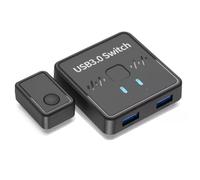 Kueohse Commutateur de Partage D'Imprimante USB 3.0 2 en 1 Sortie Commutateur Bidirectionnel USB 3.0 Connecte 2 Ordinateurs à 1 Imprimante Clavier Souris