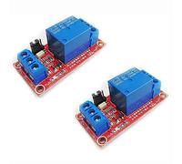 Kueohse Commutateur de Relais à un Canal 2 Pièces 5V avec Prise en Charge de L'Isolement de L'Optocoupleur Déclencheur de Niveau Haut et Bas