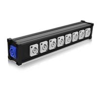 Kueohse Connecteur D'Alimentation LED PowerCon Breakout 8 Canaux pour Éclairage de Scène, Écrans LED, Têtes Mobiles, Audio Professionnel et plus Encore