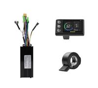 Kueohse Contrôleur de Moteur sans 36V 48V 30A S869 avec Affichage LCD pour Trottinette Électrique et Kit de Réparation pour Vélo Électrique avec Poignée D'Accélérateur 24V-72V.
