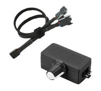 Kueohse Contrôleur de Vitesse PWM 5 V 4 Broches Régulateur de Ventilateur PWM Régulateur PWM Alimentation USB TYPE-C Refroidisseur DIY avec Câble Adaptateur 1 à 2