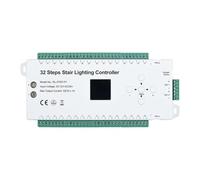 Kueohse Contrôleur D'Escalier à Capteur 32 Étapes 2 en 1, Bande de Roulement et Capteur de Lumière D'Eau Courante, Interrupteur de Panneau, Contrôleur Infrarouge Humain