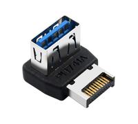 Kueohse Convertisseur de Type E Type-E vers L'Adaptateur USB USB3.1 Convertisseur à 90 Degrés de Type-E PH741A