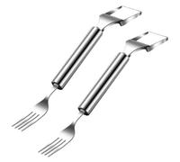 Kueohse Coupe-Fruit et Fourche à Double Usage Compact à Double Usage - Slicer de Pastèque et Outil de Fruits