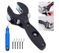 Kueohse Coupe-Tube Cutter de Tubes 5/16 "à 1 1/8", 2 en 1-360 ° Certes Coupe Compacte de Tube Coupe Compact pour Couper le Cuivre