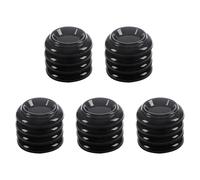 Kueohse Coupes de Piano 20 Pièces Tasses de Jambe de Piano Droit en Plastique Ensemble de Patins Accessoires de Piano (Noir)